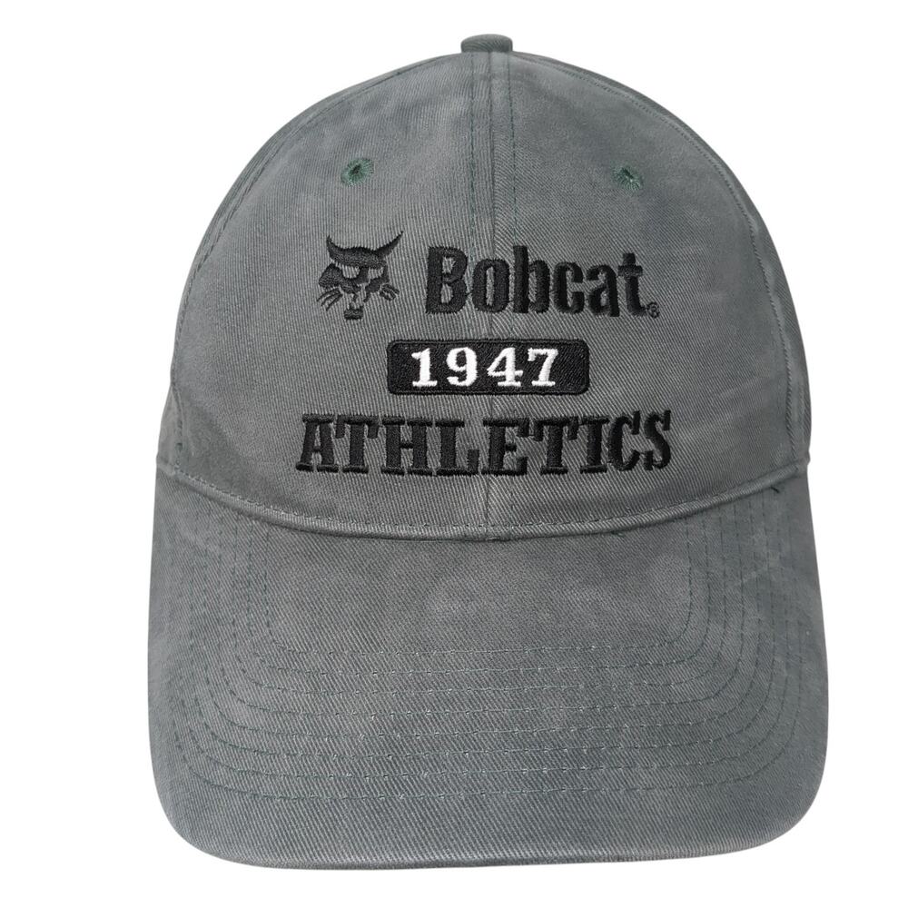 Bobcat 1947 Athletics Baseball Cap Gray One Size Adjustable Embroidered Kelly